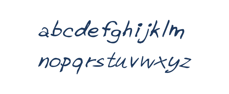 CRU-Pharit-Hand-WrittenItalic Lowercase