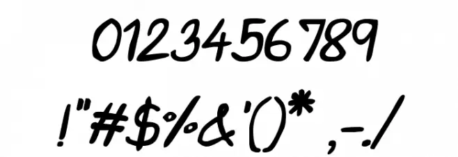 CRU-Saowalak-Hand-Written-Italic-Bold Font OTHER CHARS