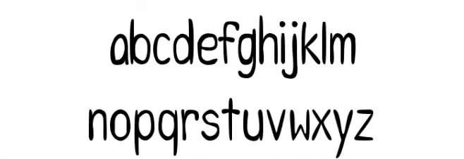 CRU-Saowalak-Regular Schriftart Kleinbuchstaben