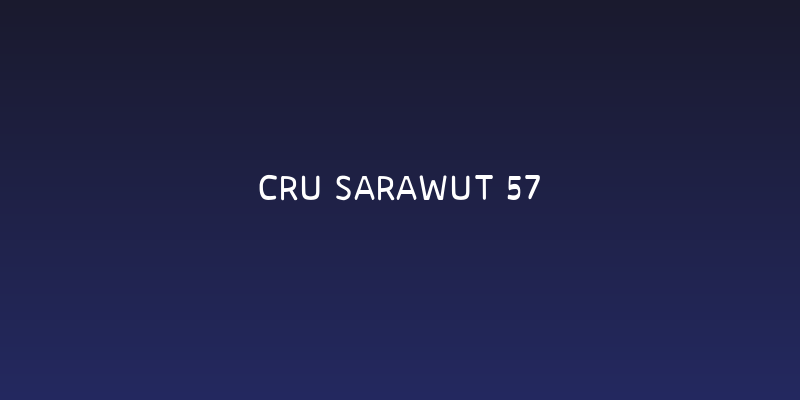 CRU Sarawut 57 Social Header