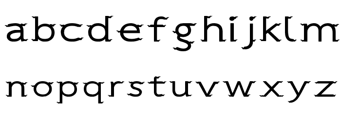 CRU-Sukkawitt-Regular Font LOWERCASE