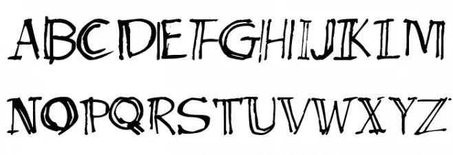 CRU-Sutthichai-hand-writen Font Litere mari