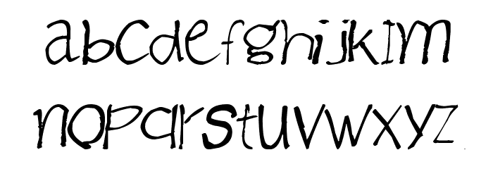CRU-Sutthichai-hand-writen フォント 小文字