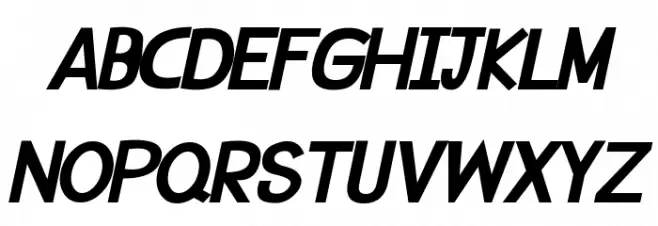 CRU-Suttinee-Bold-Italic خط أحرف كبيرة