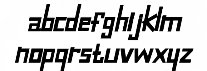 CRU-Suttinee-Bold-Italic Caratteri MINUSCOLO