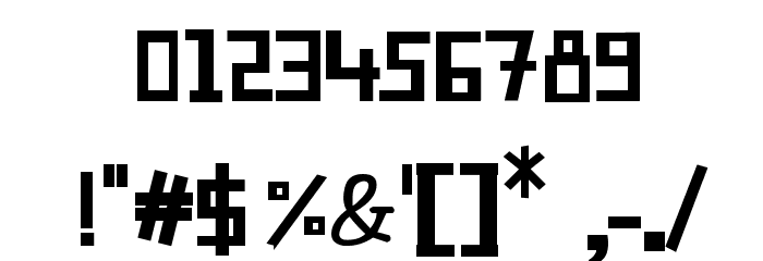 CRU-Suttinee-Bold Font OTHER CHARS