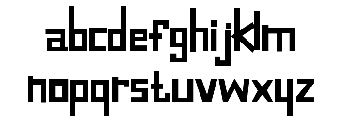 CRU-Suttinee-Bold Font LOWERCASE