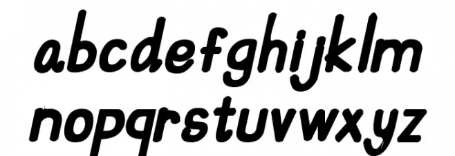 CRU-Suttinee-Hand-Written-Bold フォント 小文字