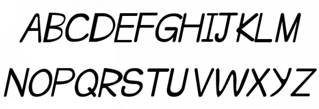 CRU-Suttinee-Hand-Written-Italic Schriftart Groß