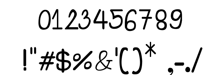 CRU-Suttinee-Hand-Written Font OTHER CHARS