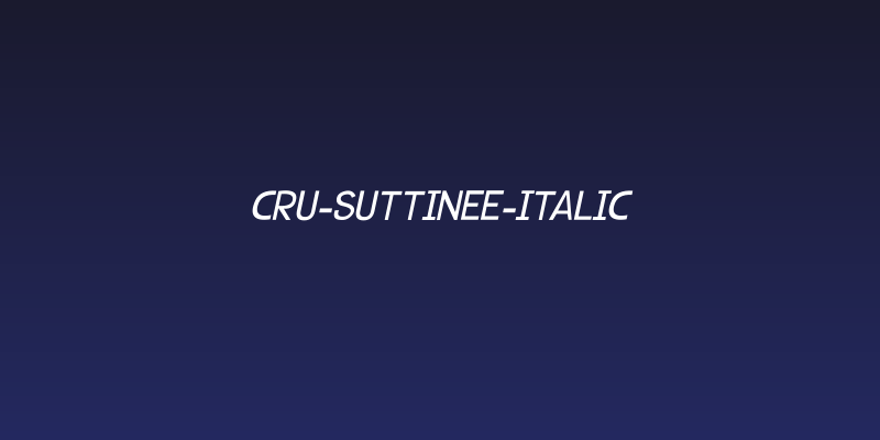 CRU-Suttinee-Italic Social Header