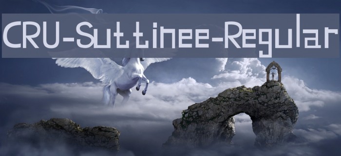 CRU-Suttinee-Regular Font examples