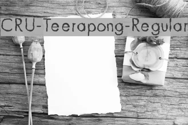 CRU-Teerapong-Regular Font examples