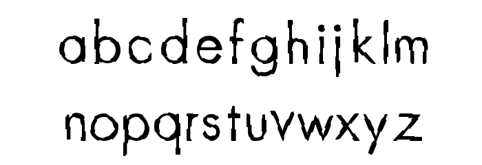 CRU-Teerapong-Regular Font LOWERCASE