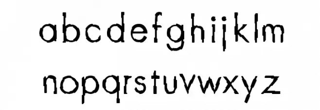 CRU-Teerapong-Regular Schriftart Kleinbuchstaben