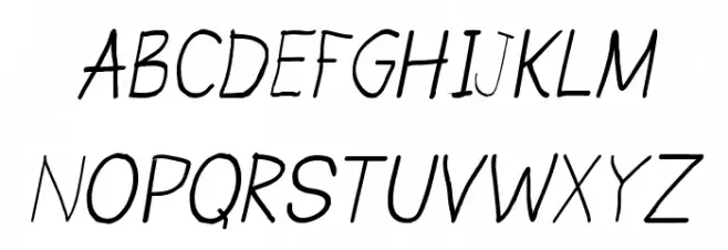 CRU-Todsaporn-Hand-Written-Bold-Italic Polices MAJUSCULES