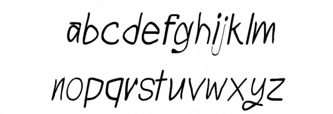 CRU-Todsaporn-Hand-Written-Bold-Italic Шрифта строчной