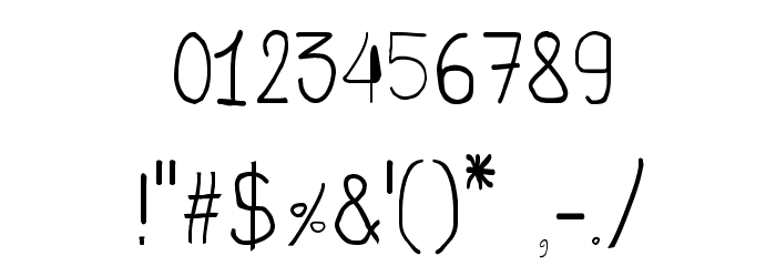 CRU-Todsaporn-Hand-Written-Bold Font OTHER CHARS