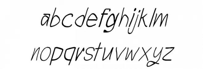 CRU-Todsaporn-Hand-Written-Italic फ़ॉन्ट लोअरकेस