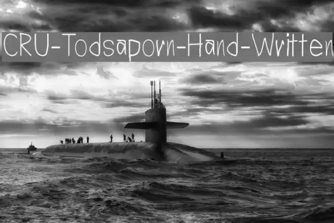 CRU-Todsaporn-Hand-Written Font examples