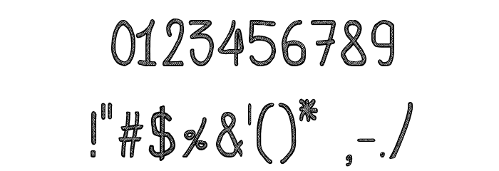 CRU-Todsaporn-sketch-book Font OTHER CHARS