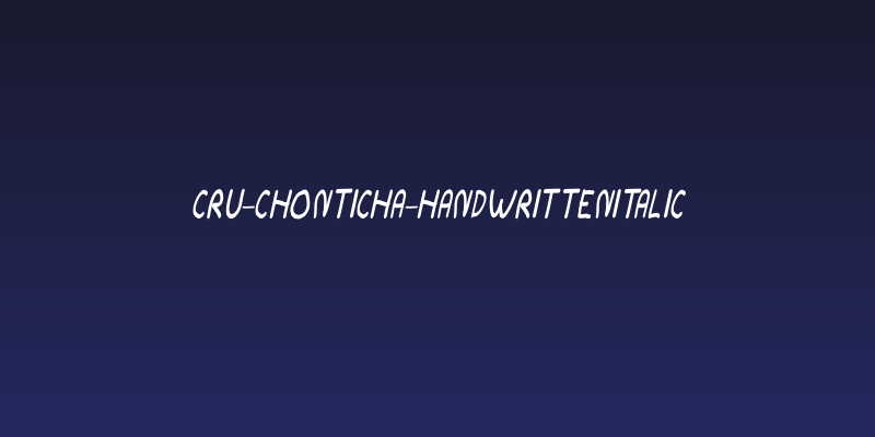 CRU-chonticha-handwrittenItalic Social Header