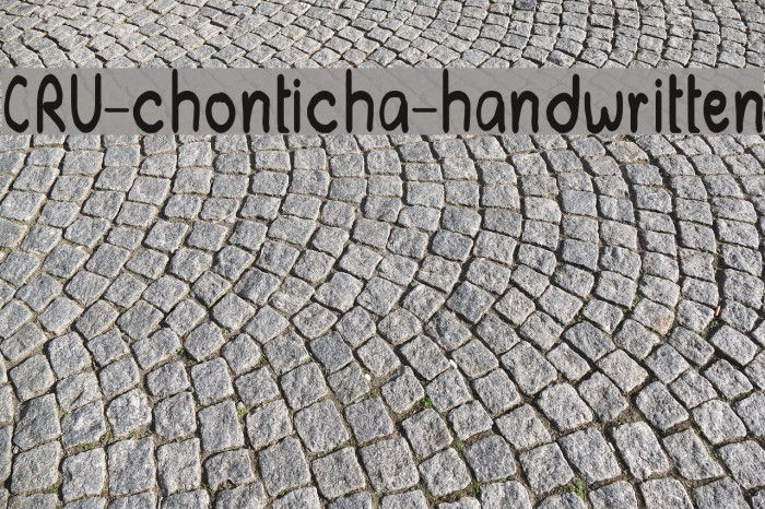 CRU-chonticha-handwritten Font examples