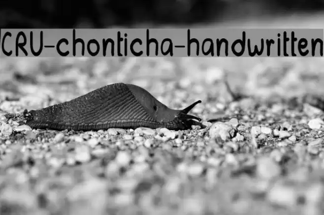 CRU-chonticha-handwritten Font examples