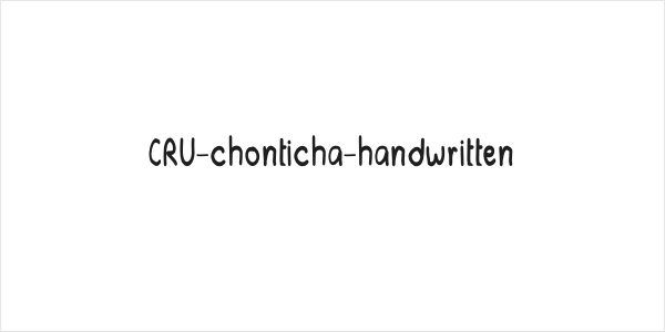 CRU-chonticha-handwritten Logo