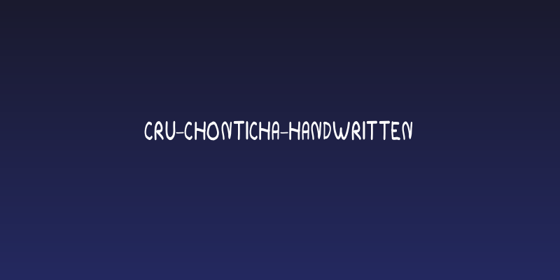 CRU-chonticha-handwritten Social Header