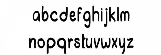 CRU-chonticha-handwritten Font LOWERCASE