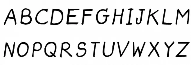 CRU-dissaramas-Hand-Written Bold Italic Fuentes MAYÚSCULAS