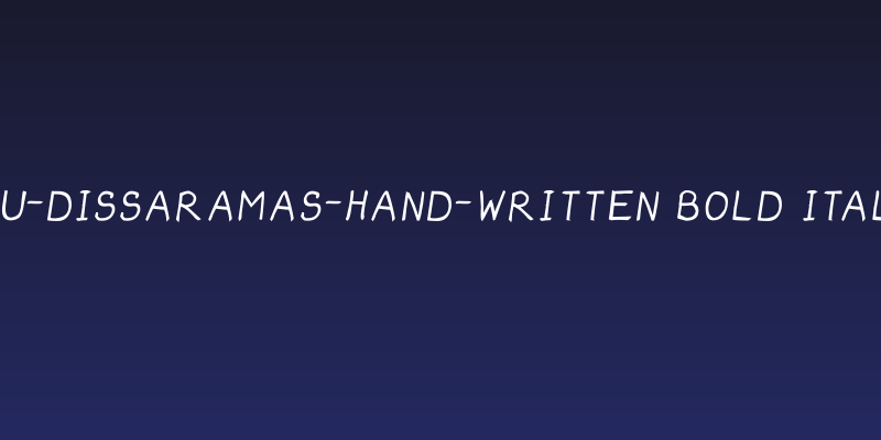 CRU-dissaramas-Hand-Written Bold Italic Social Header