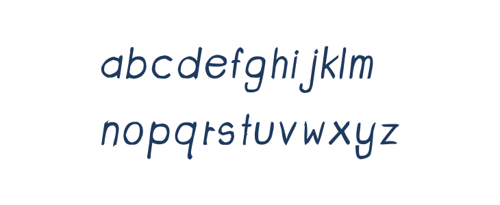 CRU-dissaramas-Hand-Written Bold Italic Lowercase