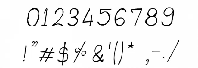 CRU-dissaramas-Hand-Written Italic Font OTHER CHARS