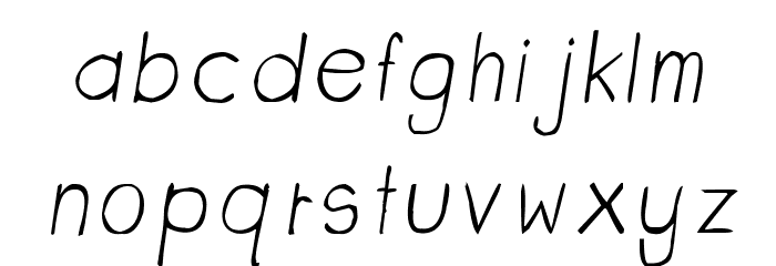 CRU-dissaramas-Hand-Written Italic Font LOWERCASE