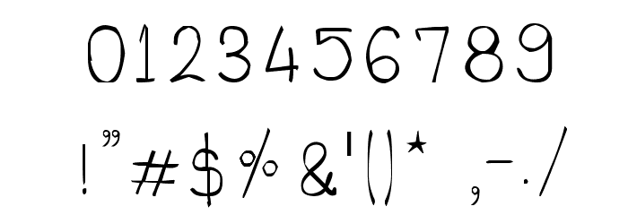 CRU-dissaramas-Hand-Written Font OTHER CHARS