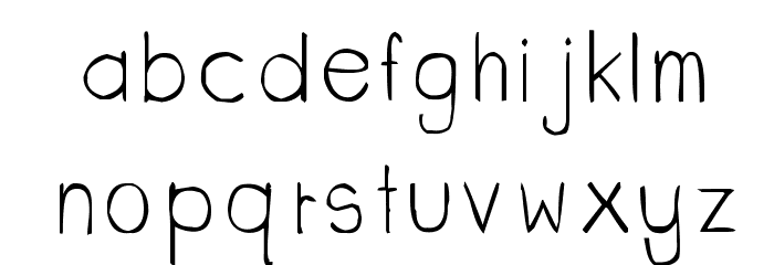 CRU-dissaramas-Hand-Written Font LOWERCASE