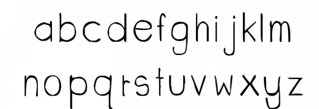 CRU-dissaramas-Hand-Written Шрифта строчной