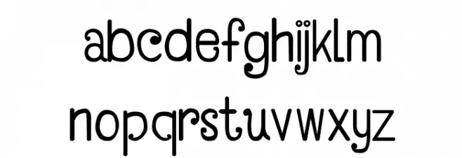 CRU-pantagarn Schriftart Kleinbuchstaben