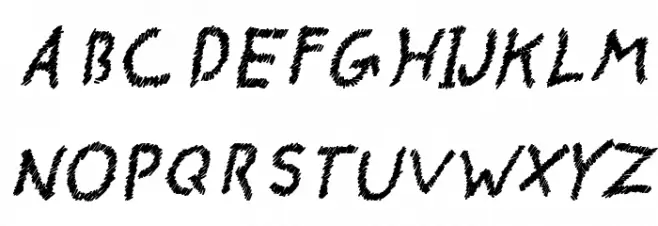 CRU-pokawin-Alize pencil-Italic Polices MAJUSCULES