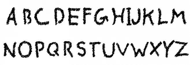CRU-pokawin-Alize pencil Schriftart Groß