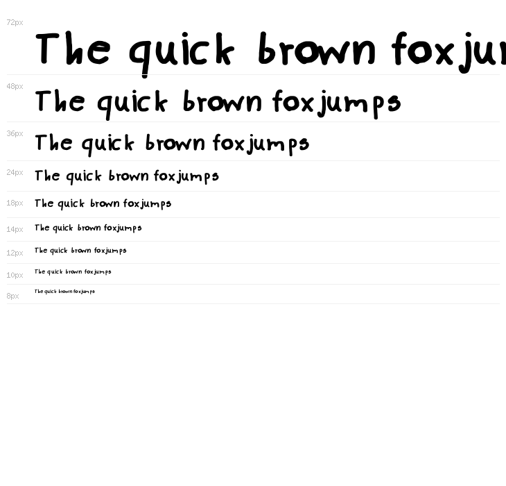 CRU-pokawin-Hand-Written bold Waterfall