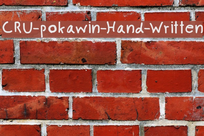 CRU-pokawin-Hand-Written Example 3