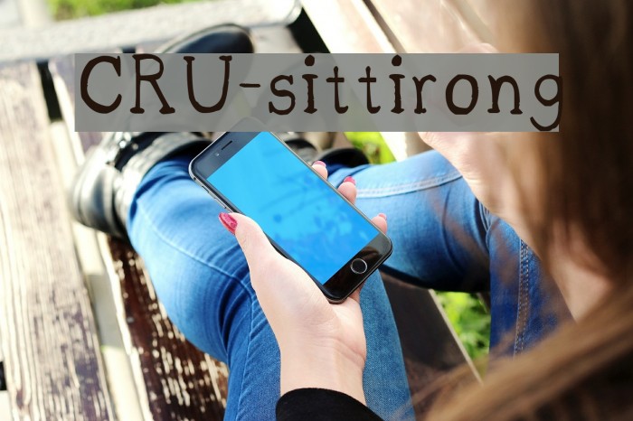 CRU-sittirong Font examples