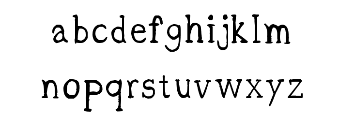 CRU-sittirong Font LOWERCASE