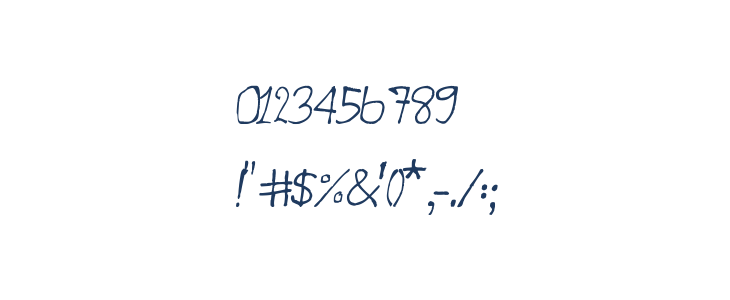 CRU-teerapong-Hand-Written Other Characters