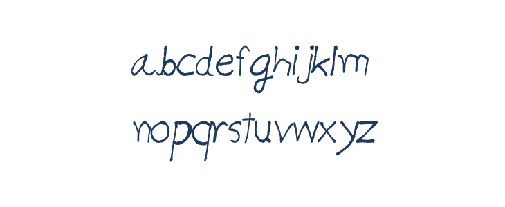 CRU-teerapong-Hand-Written Lowercase