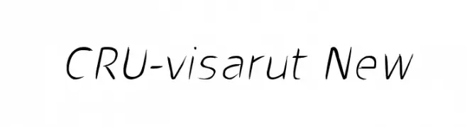 CRU-visarut New  नि: शुल्क फ़ॉन्ट्स डाउनलोड
