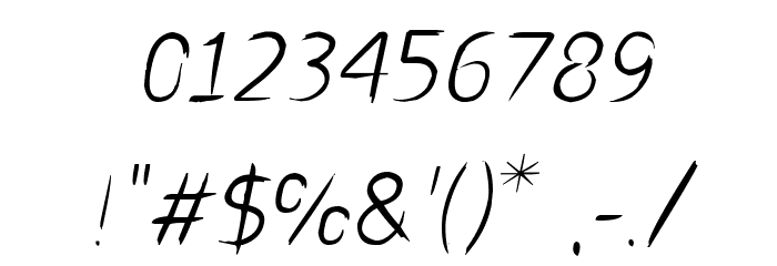 CRU-visarut New Font OTHER CHARS